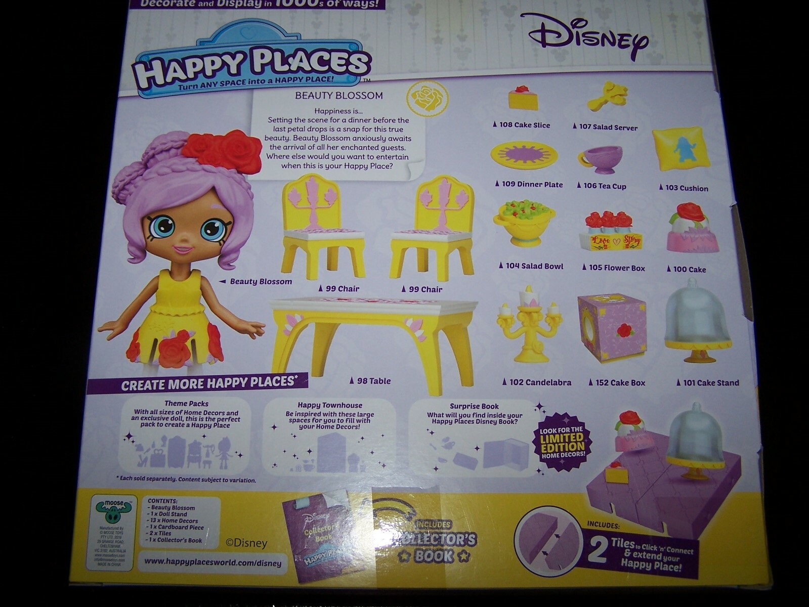 Disney's Happy Places~Belle Dining Theme Pack~DBL