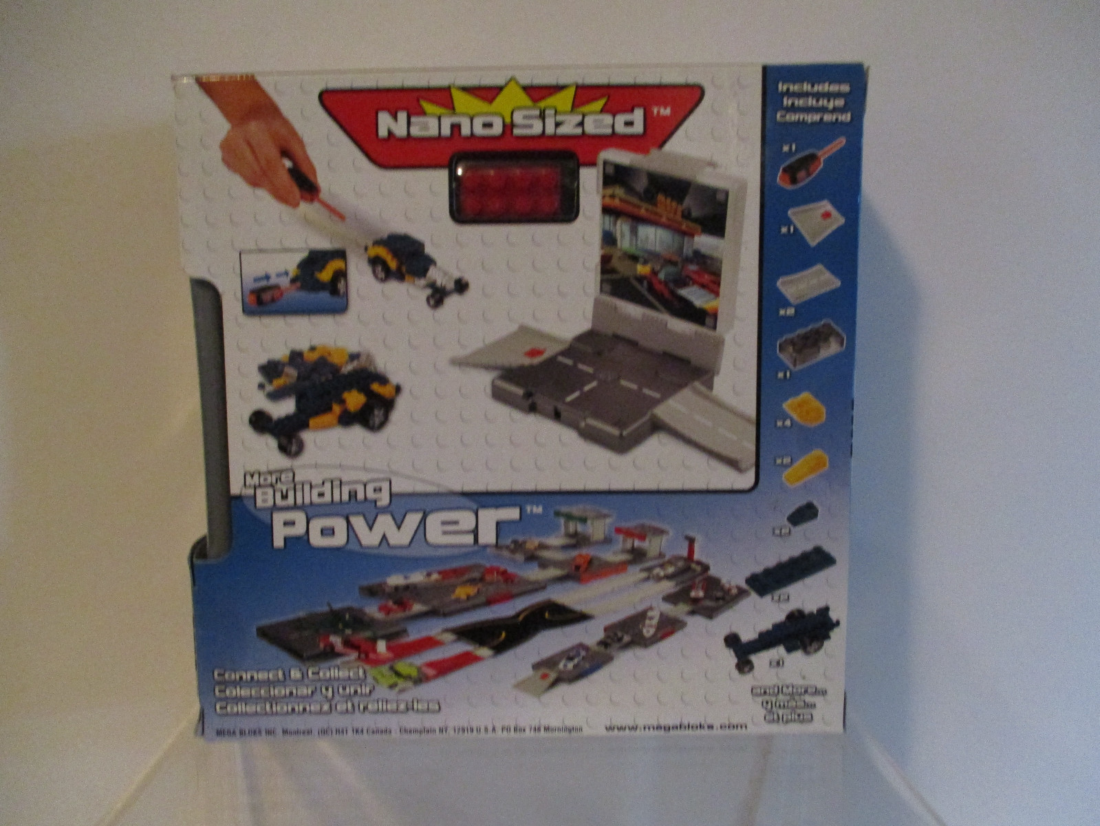 Mega Bloks Nano Hot Rod, model and set