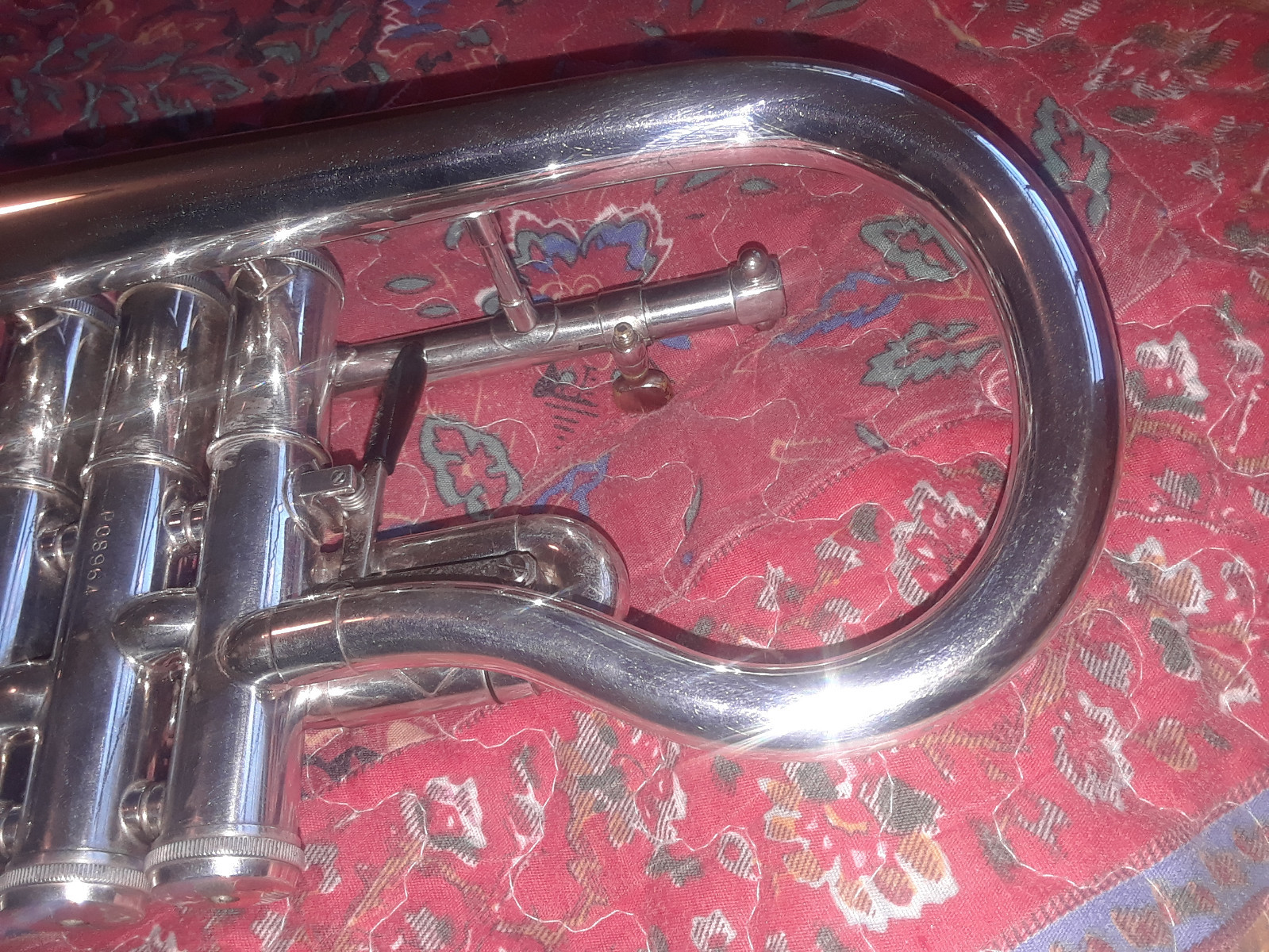 GETZEN ETERNA Eb SOPRANO CORNET   SILVER PLATE