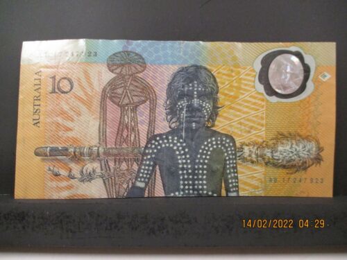 AUSTRALIA TEN DOLLARS FOREIGN CURRENCY NOTE