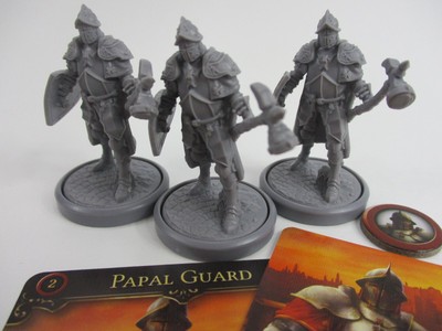 NOVA AETAS: Renaissance 3x PAPAL GUARD Minis & Cards NEW!!