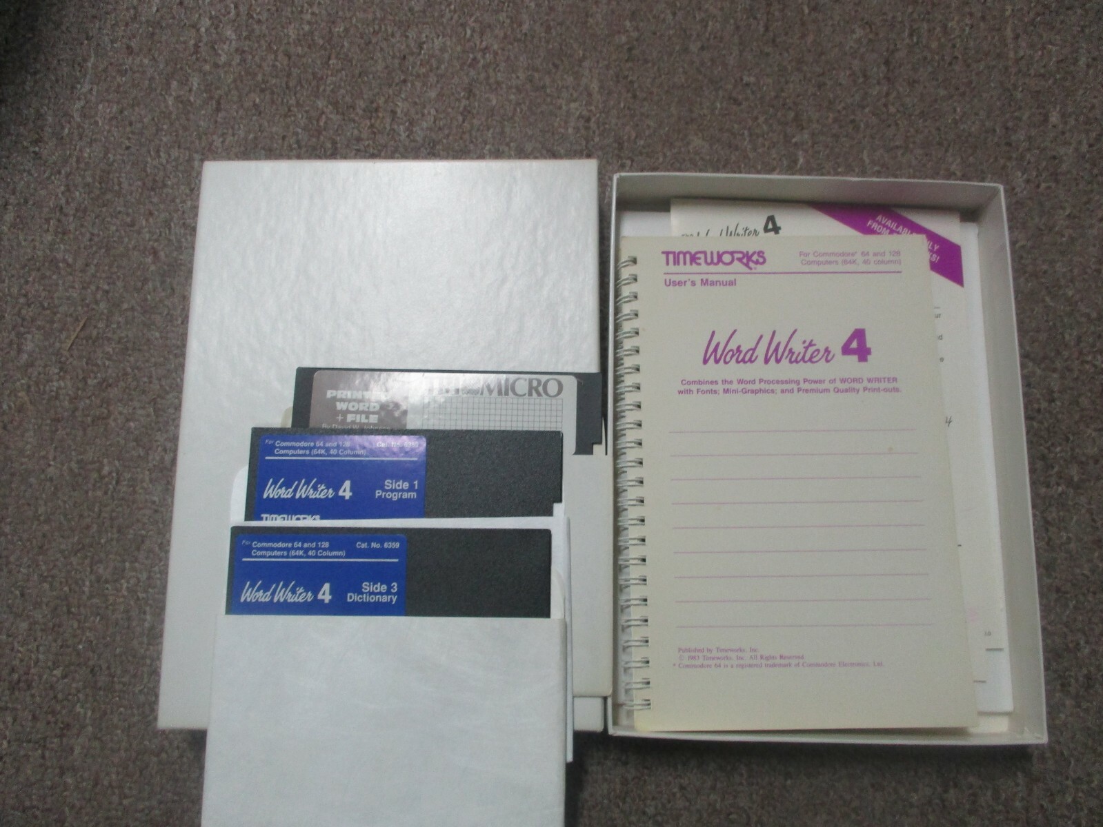 Word Writer 4 Commodore 64 / 128 5.25 Media