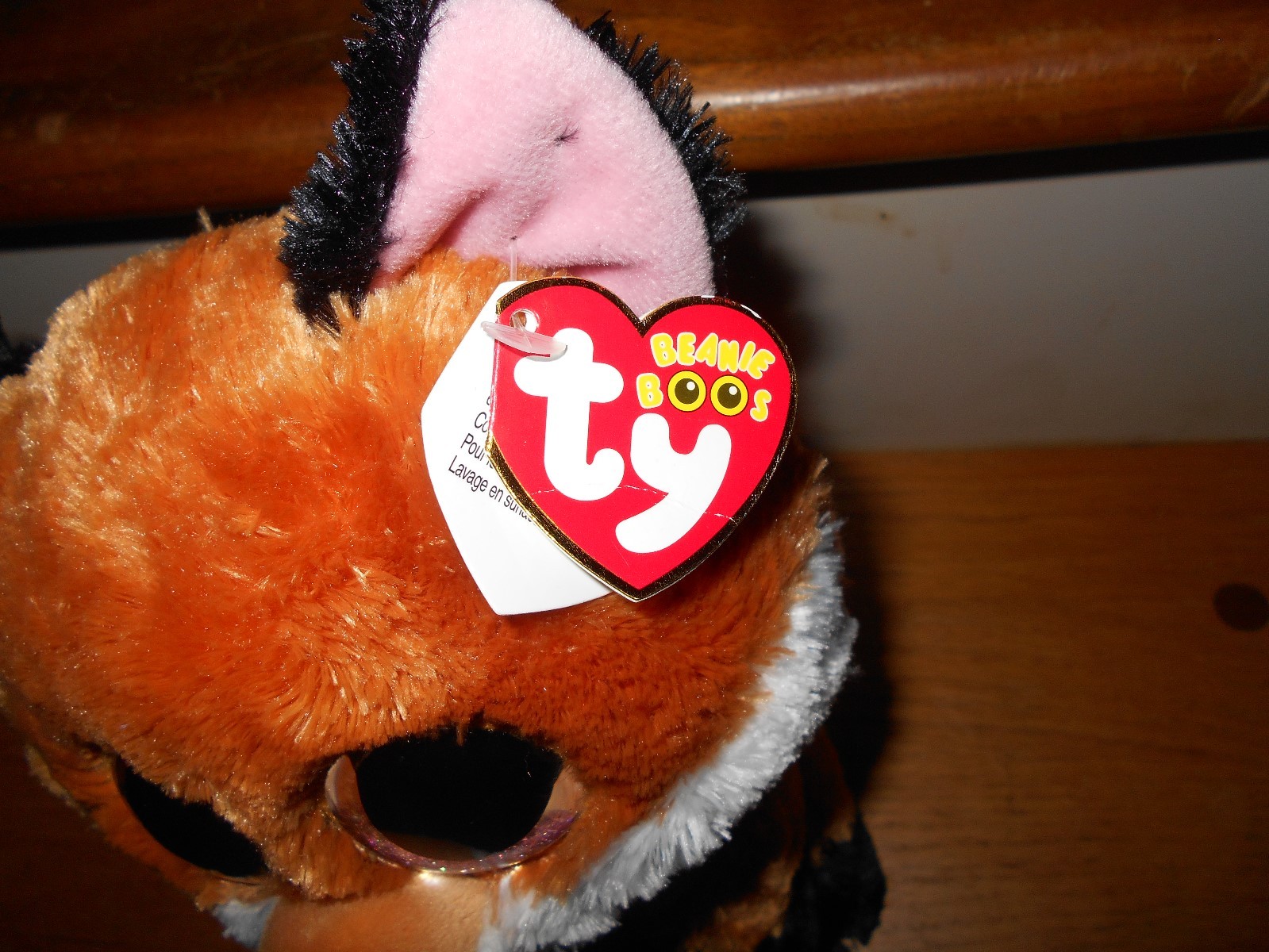 TY Beanie Boos Slick the Fox with tag Stuffed Animal 10'' Plush