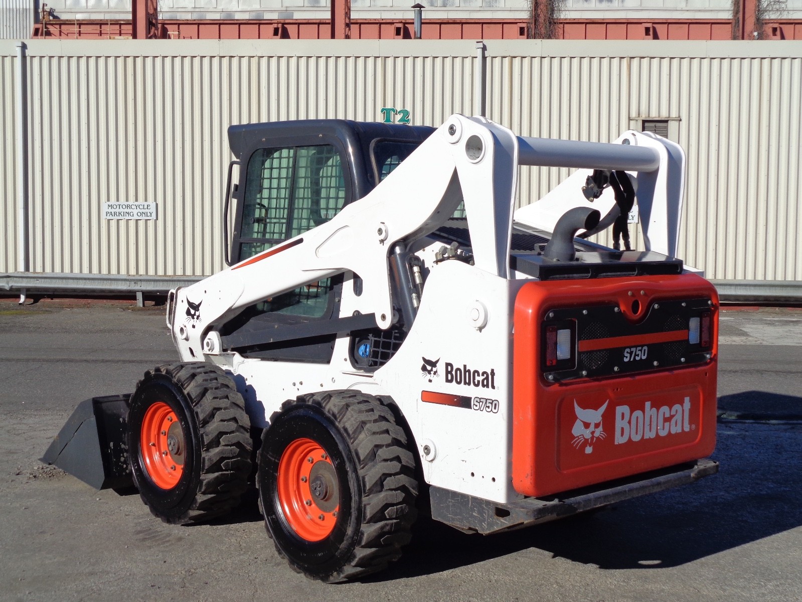 2016 Bobcat S750 Skid Steer Loader Kubota Diesel  - Enclosed Cab-Heat/AC