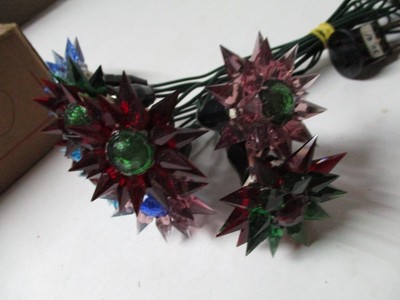 8 C-6 ILLUMIBRITE MATCHLESS STAR Christmas Lights -  ASSORTED COLORS # 31