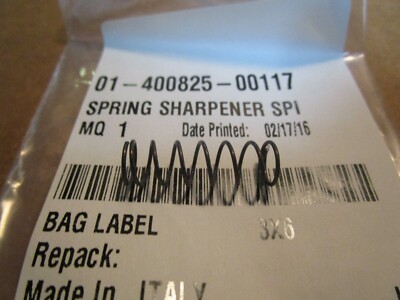 BERKEL SLICER:SHARPENER SPINDLE SPRING 825,825A,827E & ALL PLUS 01-400825-00117