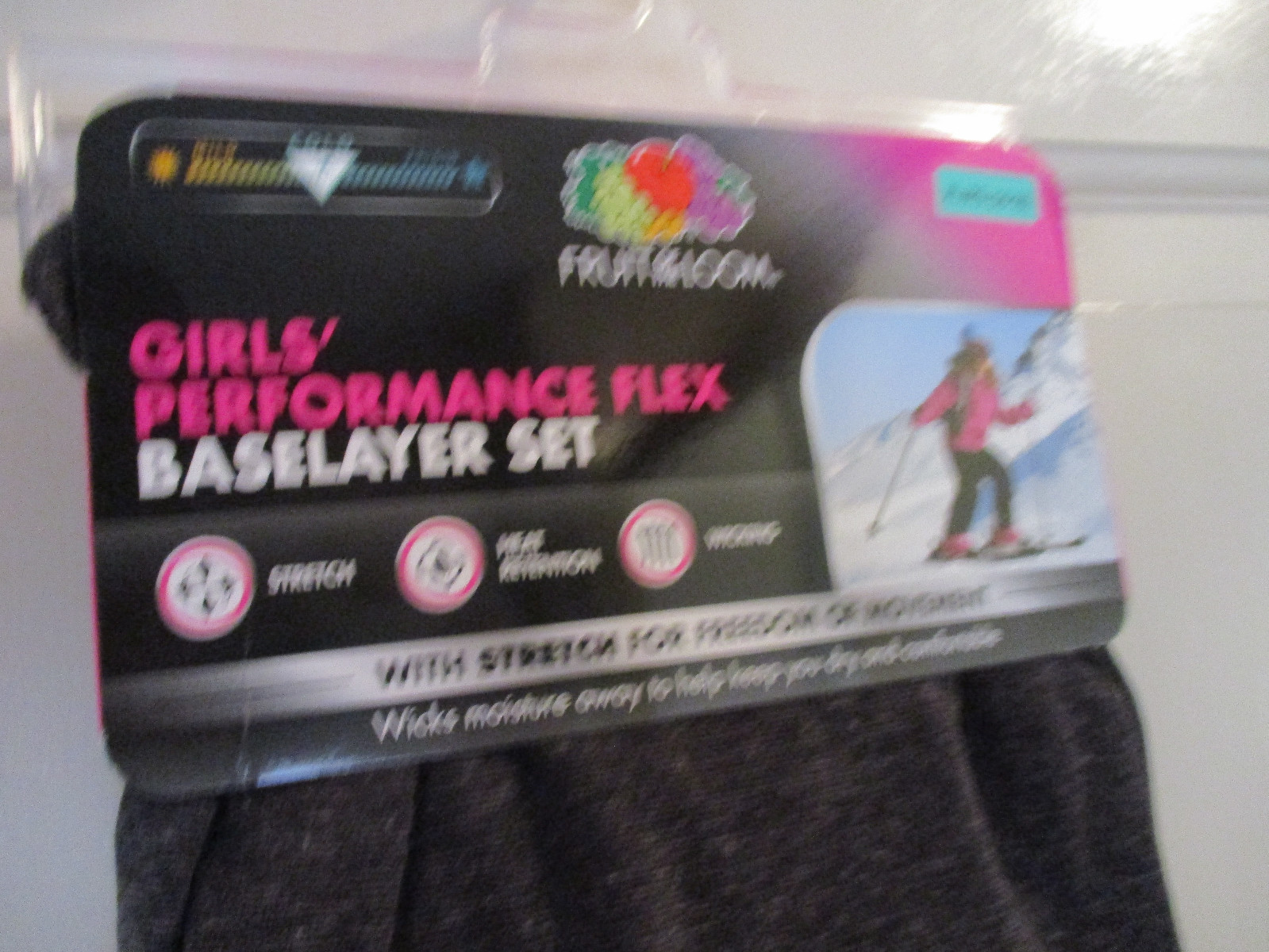 GIRLS PERFORMANCE FLEX BASELAYER SET SIZE XL 14-16