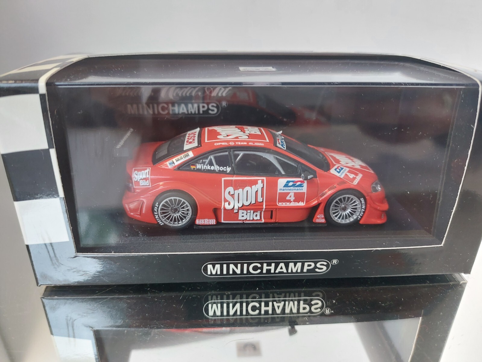 【お気にいる】 Minichamps 1:43 Box In 2000 DTM J.Winkelhock Coupe V8 Opel 自動車