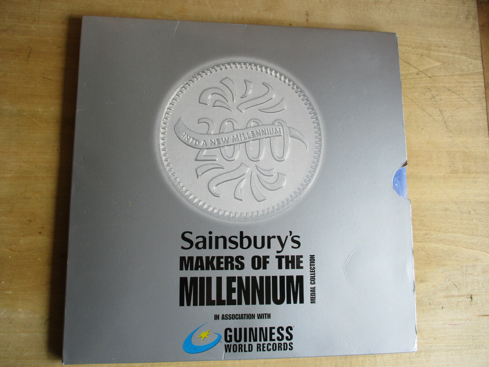 Sainsbury's Makers Of The Millennium Medal Coins Album and13
