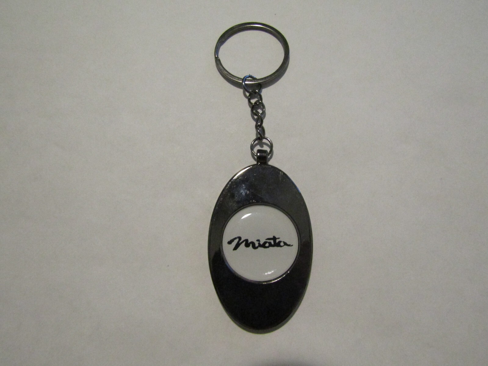 1990's 2000's MAZDA MIATA VINTAGE KEYCHAIN KEYRING BLACK