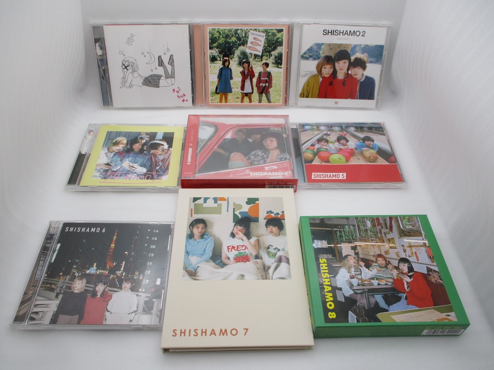 SHISHAMO CD SHISHAMO 1 2 3 4 5 6 7 8 Sotsugyou Seisaku 9CDs