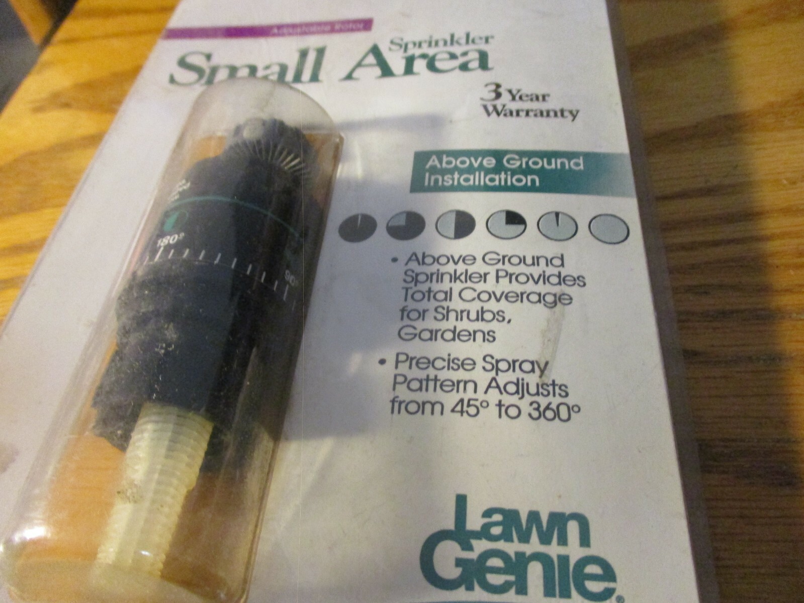 Lawn Genie S A R Sm Area Sprinkler Rotor 45/360 Degree's