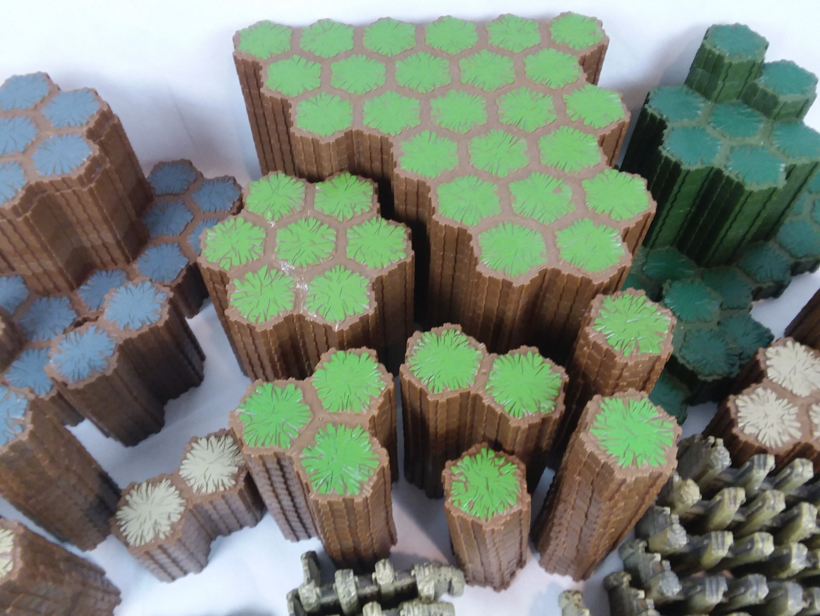 Heroscape Huge Terrain Lot ~ Grass, Swamp, Rock, Sand, Water, Ruins