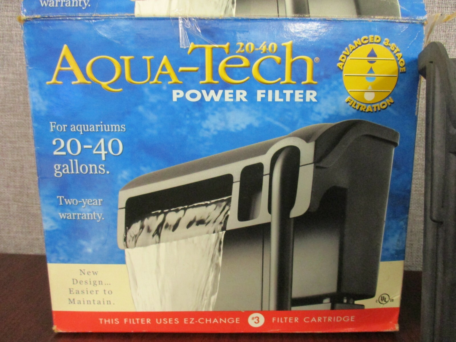 Aqua Tech 20-40 Gallon Aquarium Water Filter Cartridge Fish Tank Clean Pack New