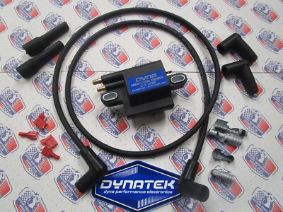 Yamaha RD350 LC Dyna hochleistung Mini zündspule,& Dyna leitungen Schwarz DC11-1