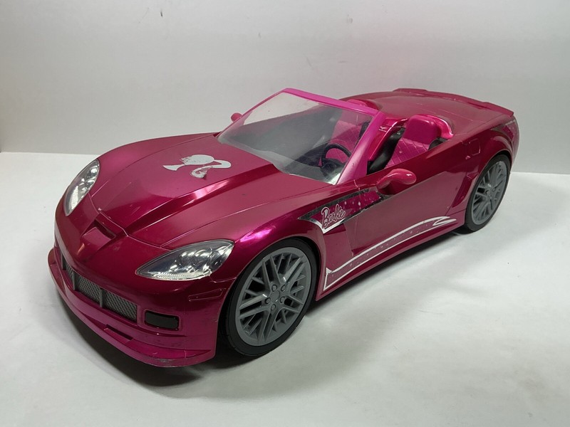 Barbie Pink Metallic Cruisin Corvette Z06 R/C Car No Remote