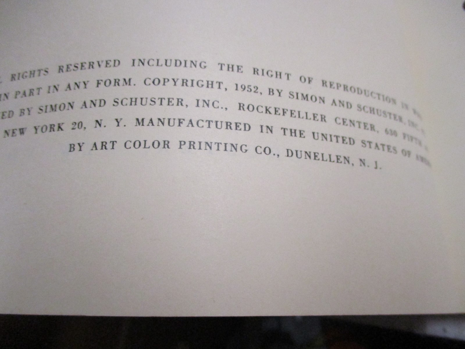 1952 Photographic Interview Booklet James Durante The Candidate ( presidential )