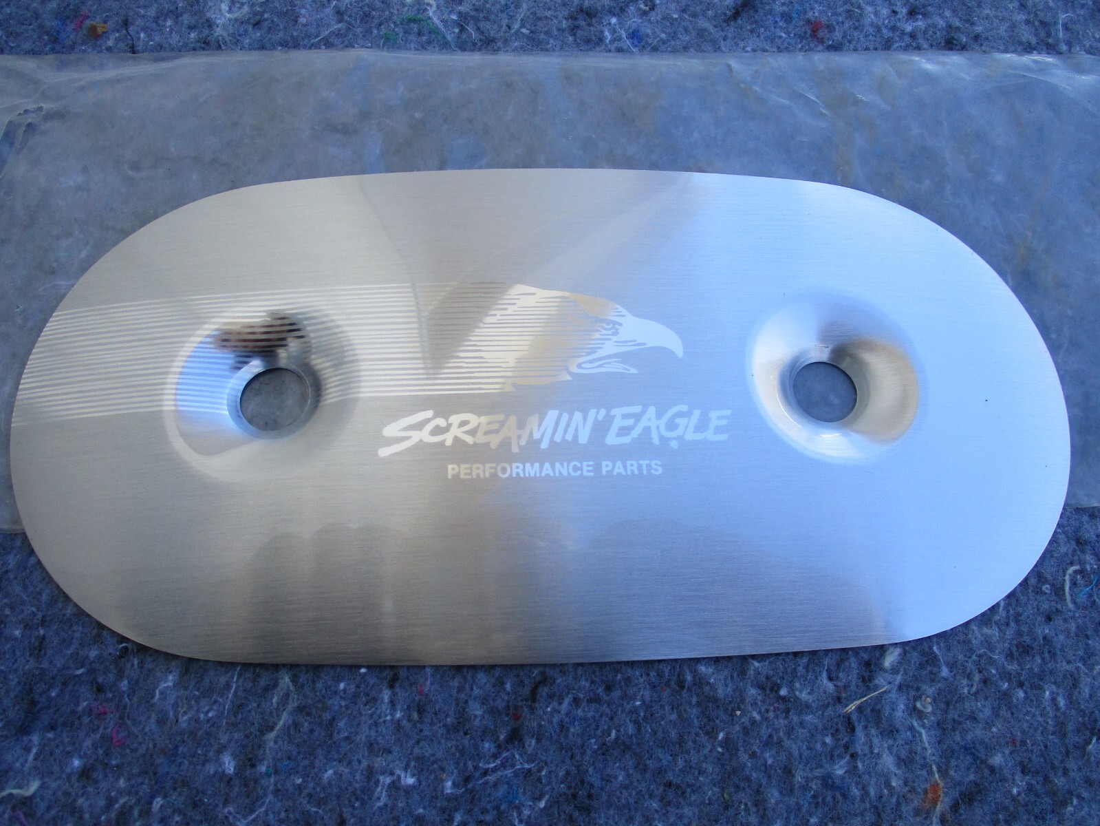 Vintage '03 Harley Sportster Screamin' Eagle air cleaner cover insert