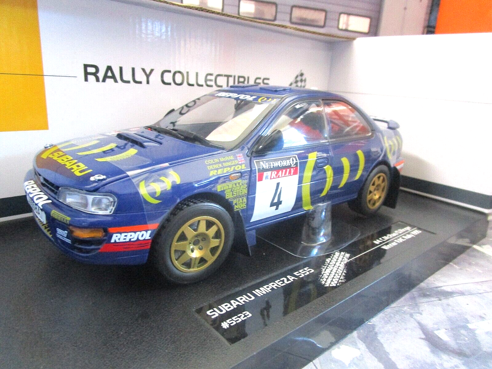 1/24 スバル インプレッサ #4 RACラリー 1995 C.マクレー 1/43 スバル インプレッサ 深める #4 C.マクレー R.A.C.ラリー