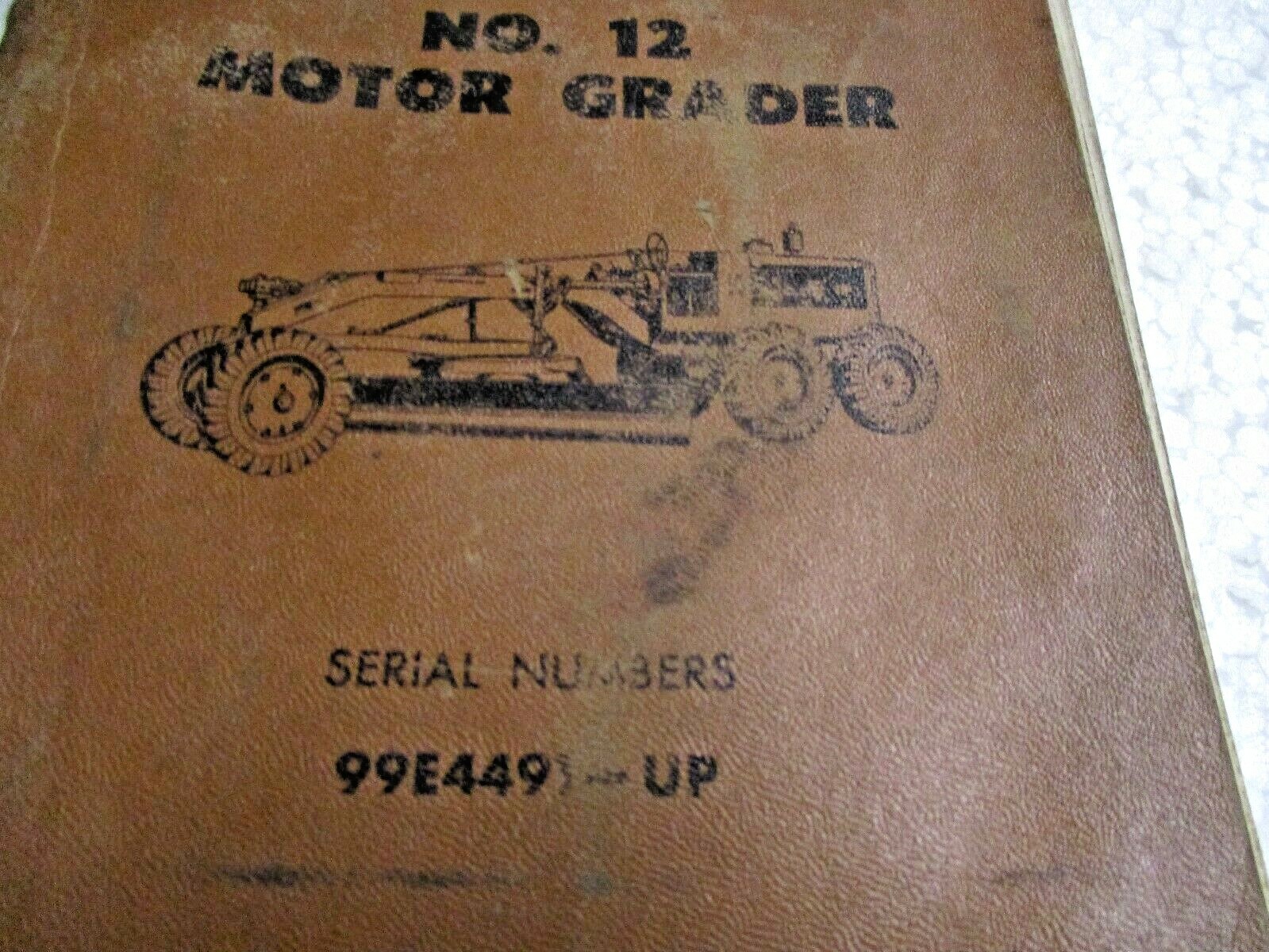 Old Caterpillar Parts Book Manual No. 12 Motor Grader