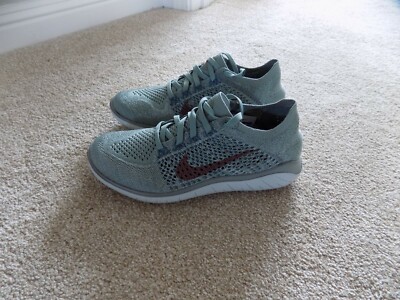 NEW WOMENS 6 NIKE FREE RN FLYKNIT 2018 RUNNING SHOES MICA GREEN 942839 300 eBay