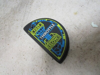  1980's MIDWAY Arcade SEGA Game Panel Part / Throttle Plate FAST -SLOW