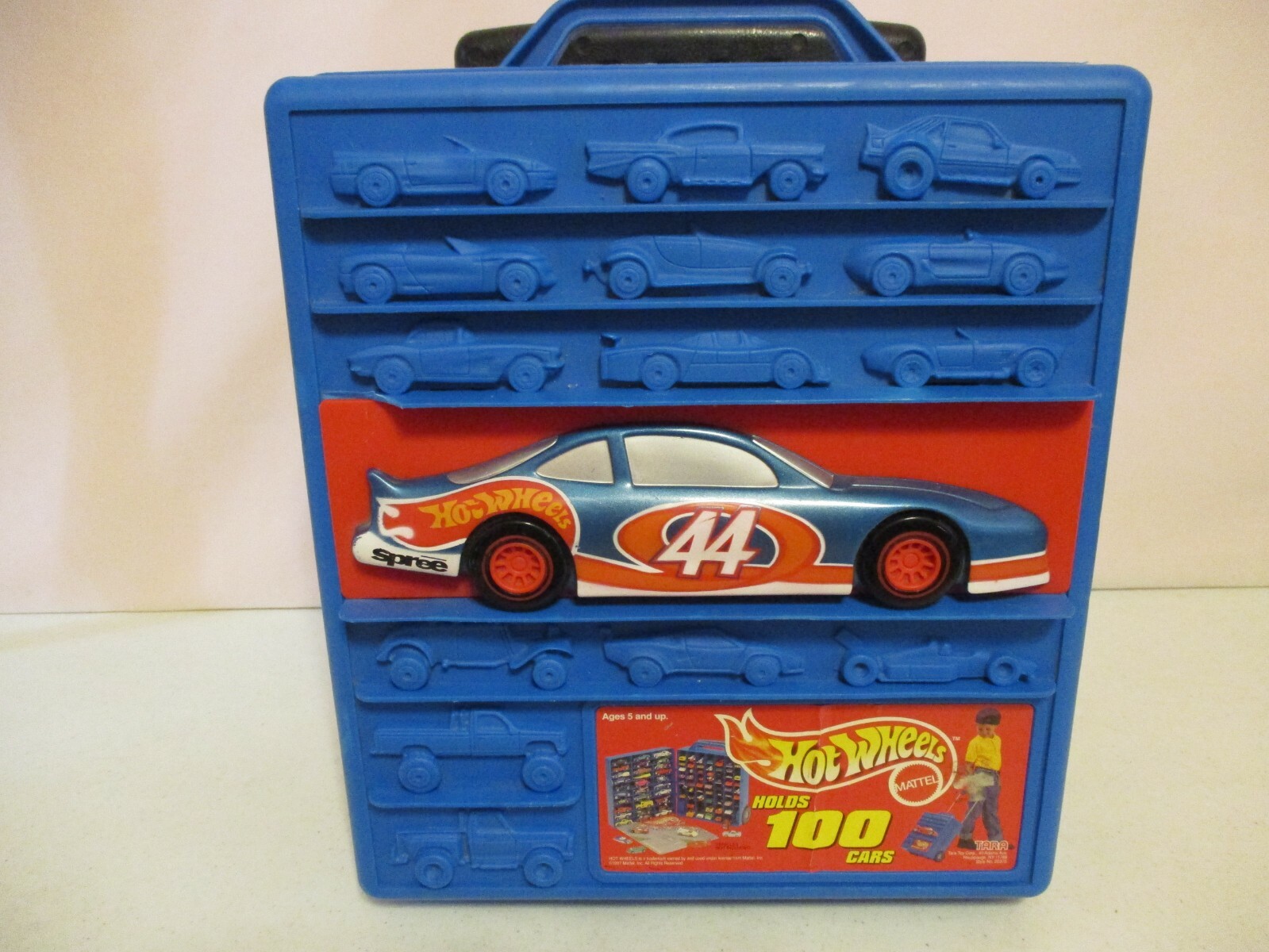 Hot Wheels-100 Car Carrying Case-1997-Wheels-Telescoping