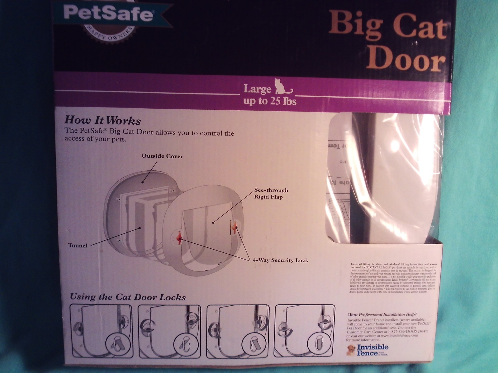 PetSafe Big Cat or small dog Door (Up to 25 Pounds) PPA00-11326 NIP