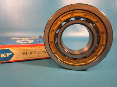 SKF NU 309 ECM Cylindrical Roller Bearing 45 mm ID 100 mm OD 25 mm Width