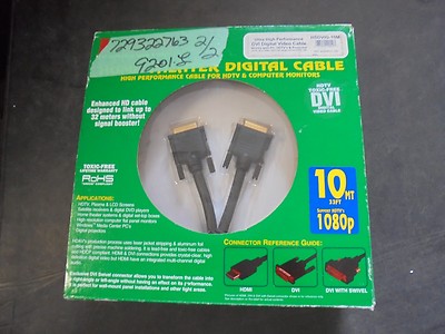 10M Ultra High Performance DVI Male to Male Cable HSDVIG-10M