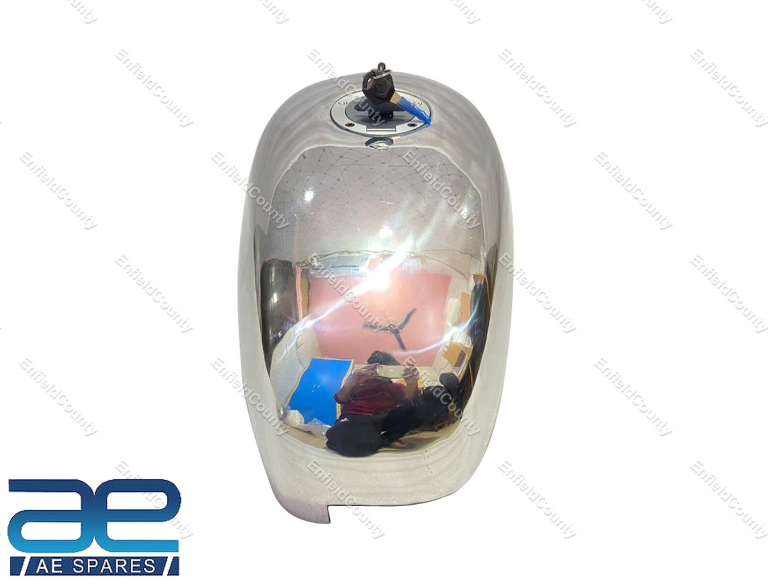 For Velocette Thruxton Aluminium Alloy Gas Petrol Fuel Tank With Cap  