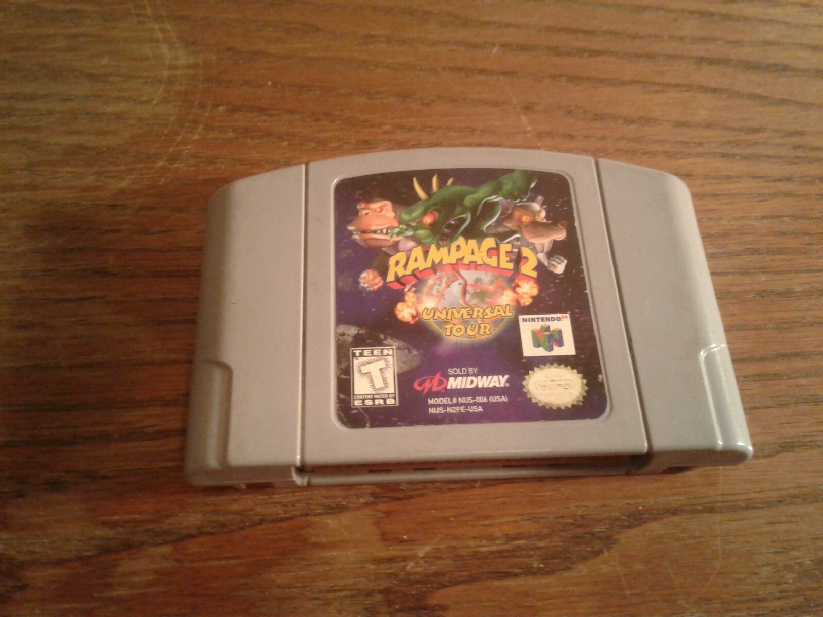 Nintendo 64 Game Lot (4)  Rampage 2 , Castlevania, Wave race 64, Rush