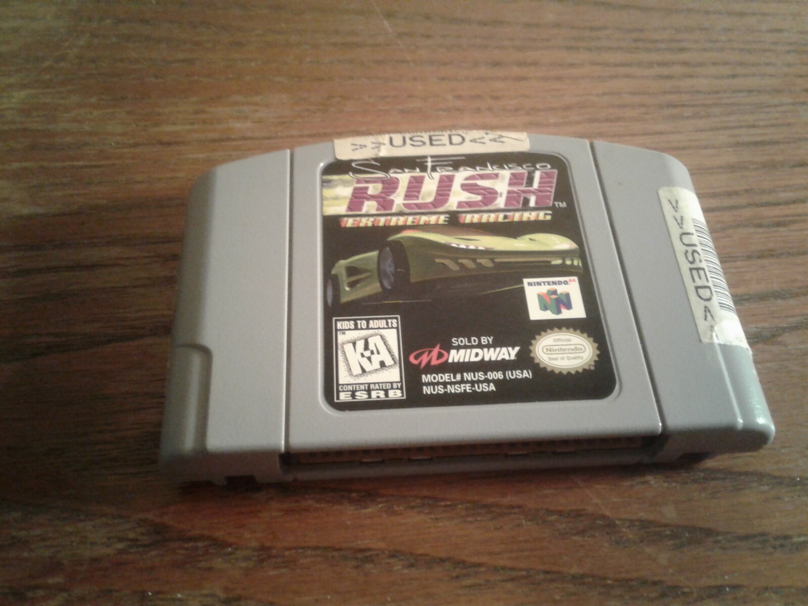 Nintendo 64 Game Lot (4)  Rampage 2 , Castlevania, Wave race 64, Rush