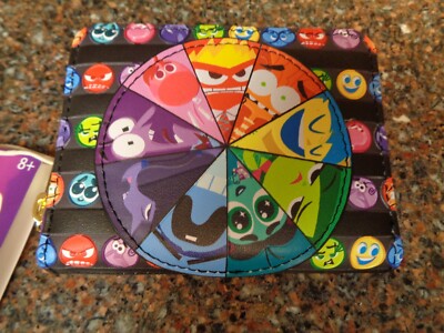 Inside Out 2 Core Memories Zip Around Wallet Zipper Disney Pixar NWT