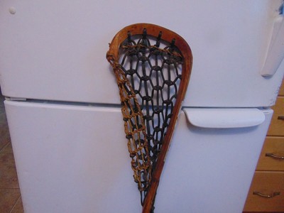 vintage  Lacrosse wooden stick   nice    /# 6932
