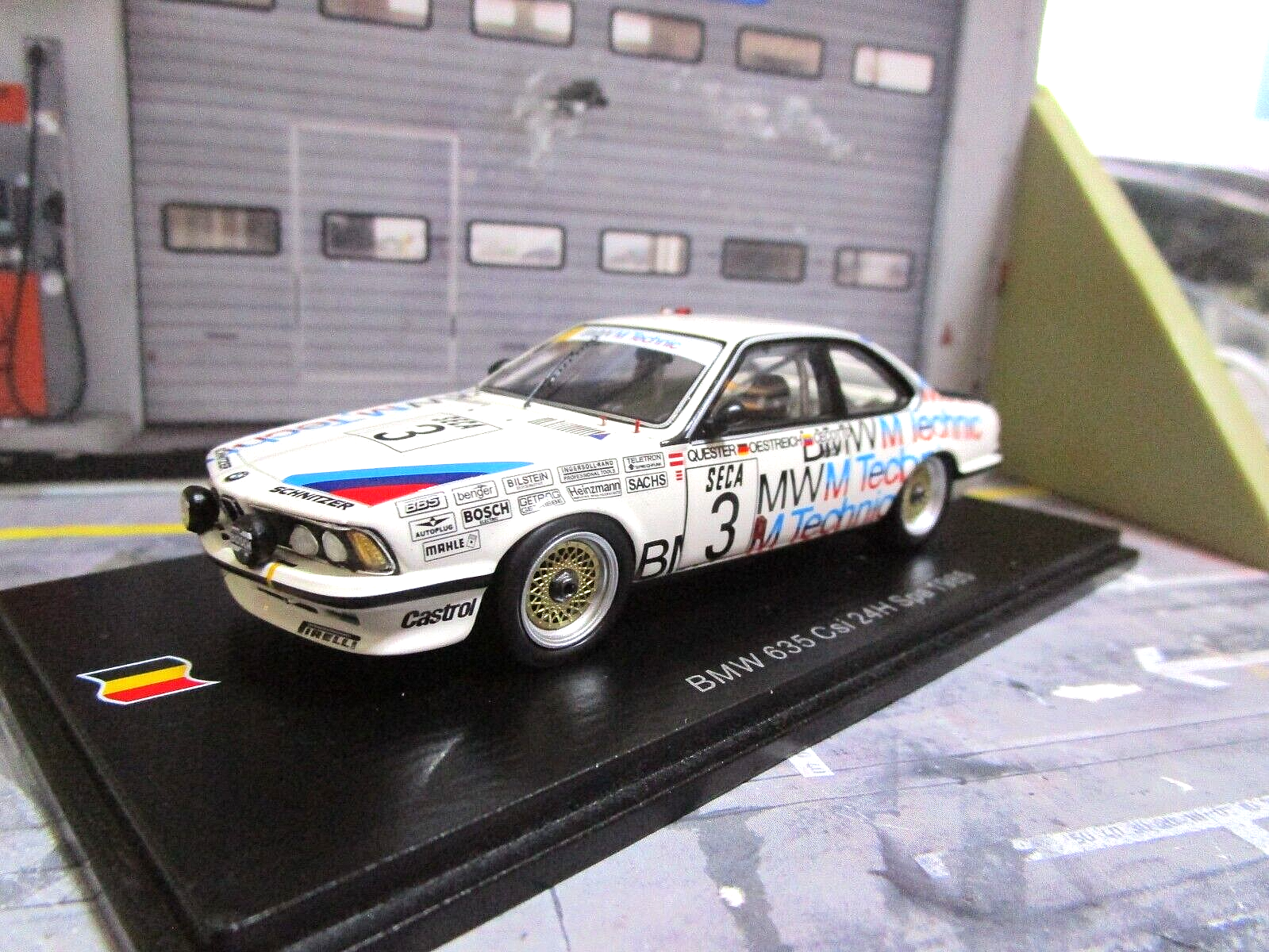 BMW 635 CSi E24 Tourenwagen 24h Spa 1985 #3 Quester Cecotto BMW 635 CSi E24 Tourenwagen 24h Spa 1985 #3 Quester Cecotto