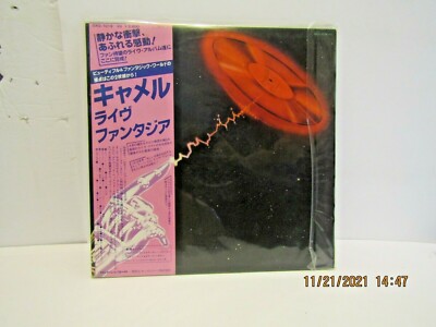 2 LP SET-CAMEL-A LIVE RECORDING-LONDON RECORDS-GXG-1020-(KING)JAPAN-1978-INS.0BI
