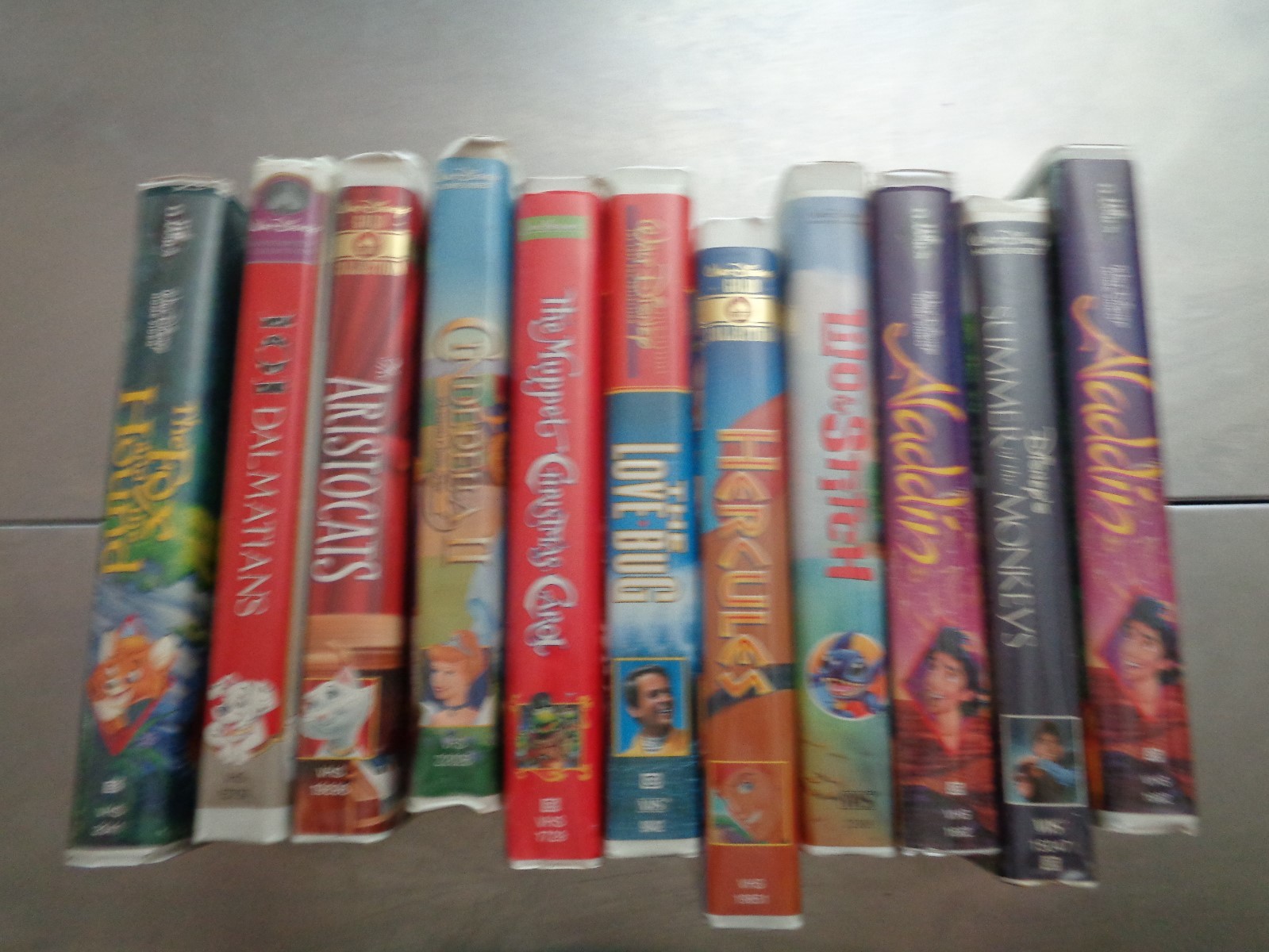 lot of 11 Disney VHS tapes