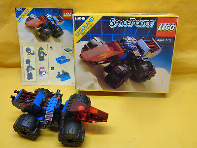 Vintage 1989 LEGO #6895 Space Police Set 100% w/ Box Complete (J)