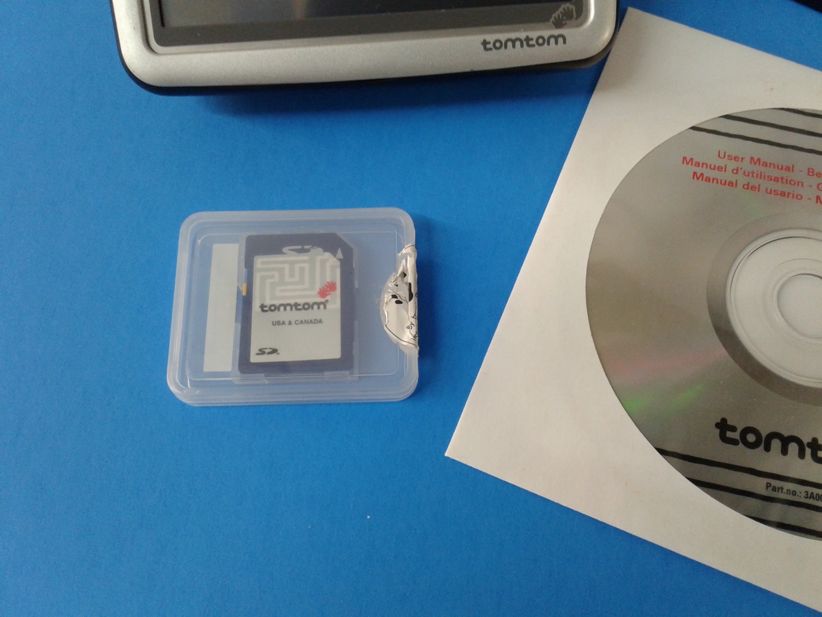 Tomtom GO 510 w/home dock outlet and USB charger USA&Canada mesh bag CD