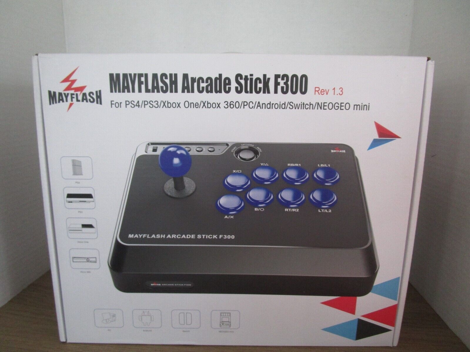 Mayflash Arcade Stick F300 for PS4/PS3/Xbox One/Xbox 360/PC/Android/Switch NEW Mayflash Arcade Stick F300 for PS4/PS3/Xbox One/Xbox 360/PC/Android/Switch NEW