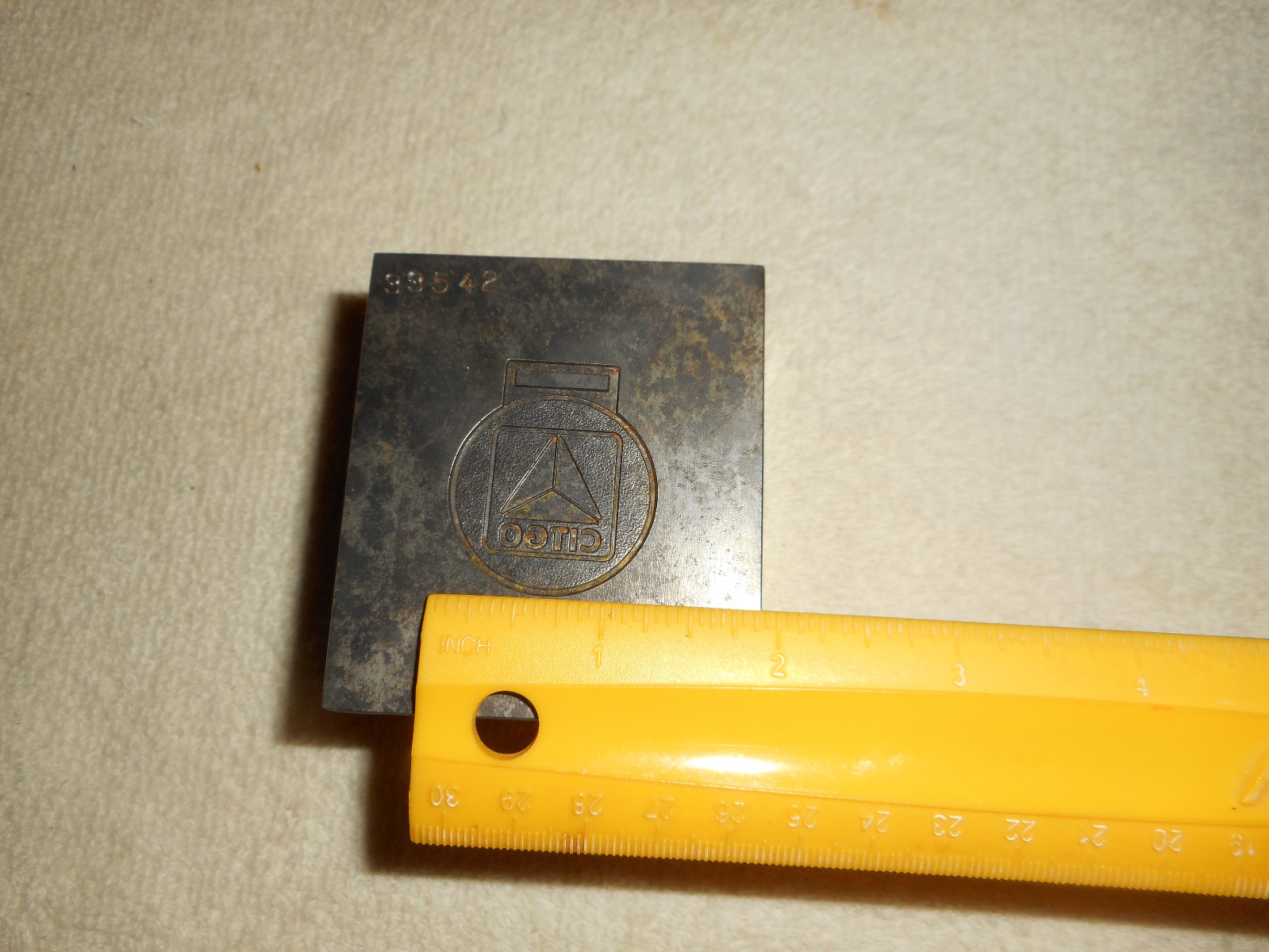 CITGO Gas FOB Jewelry Stamping Die Hub Hob Mold Hardened Steel Petroleum Emblem
