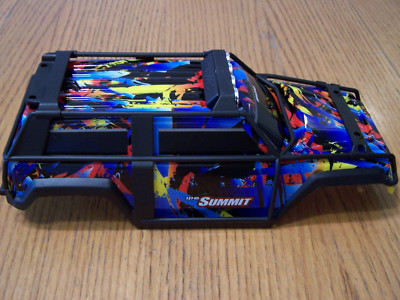 Fits Traxxas 1/16 Summit Rock n Roll Body W/ Exo Cage & LED Light Set 72054-4