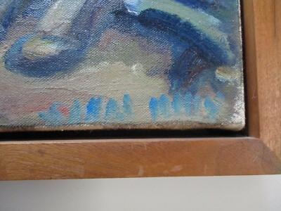 MYSTERY ARTIST EXPRESSIONISM IMPRESSIONISM URBAN PORTRAIT FIGURES LANDSCAPE MOD