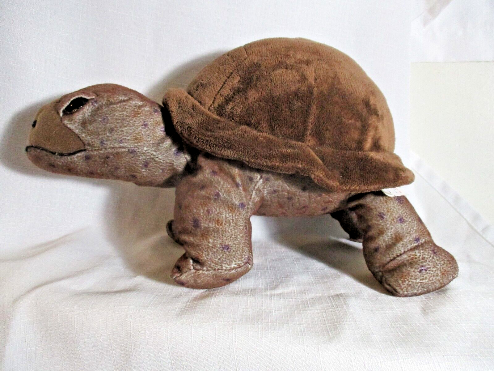 Wild Republic Galapagos Tortoise Plush Brown Land Turtle 12