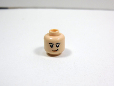 LEGO Female Girl Dual Sided Flesh Head Scared Smile Minifig R2