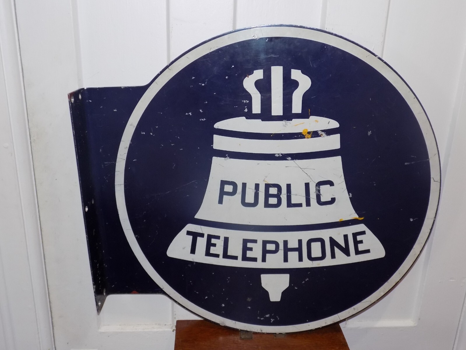 USA製 60s~7's Vintage Phone Booth Sign Vintage Glass Telephone Booth Sign | eBay