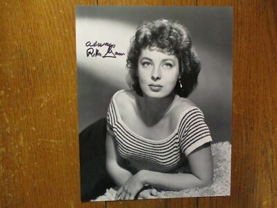 RITA  GAM(No Exit/What's My Line?(Died in 2017)Signed Black & White 8 X 10 Photo