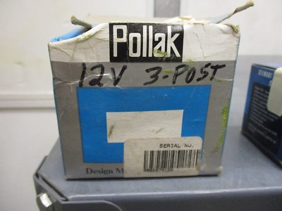 SOLENOID 12V 3-Terminal POLLAK 52-312P 