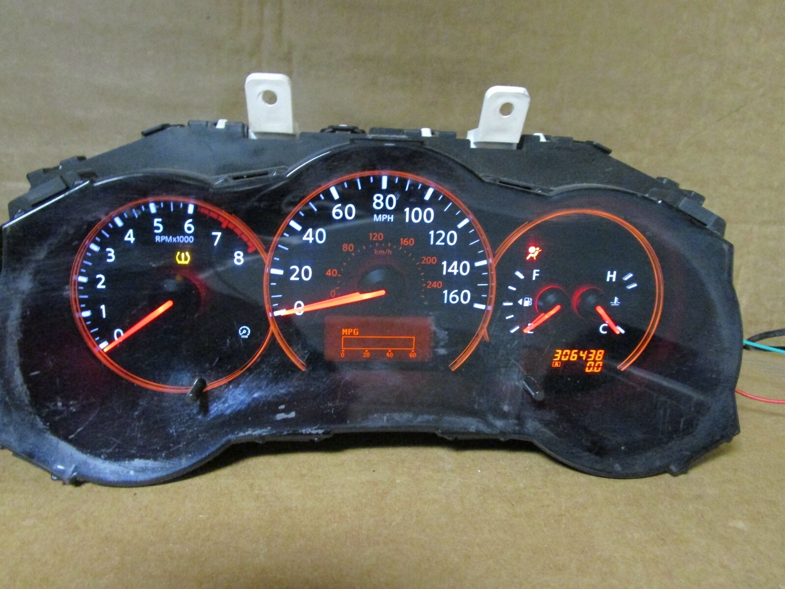 07 2007 Nissan Altima Speedometer Instrument Cluster 306K 07 2007 Nissan Altima Speedometer Instrument Cluster 306K